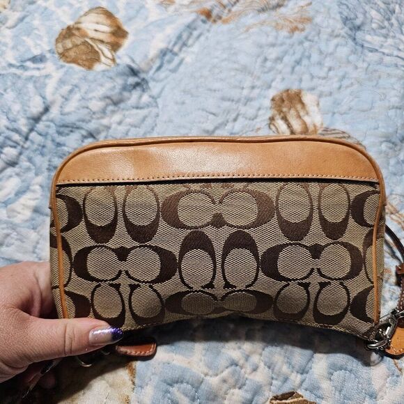 2003 Vintage y2k Coach Demi Shoulder Bag in Signature Monogram Purse - Picture 6 of 8